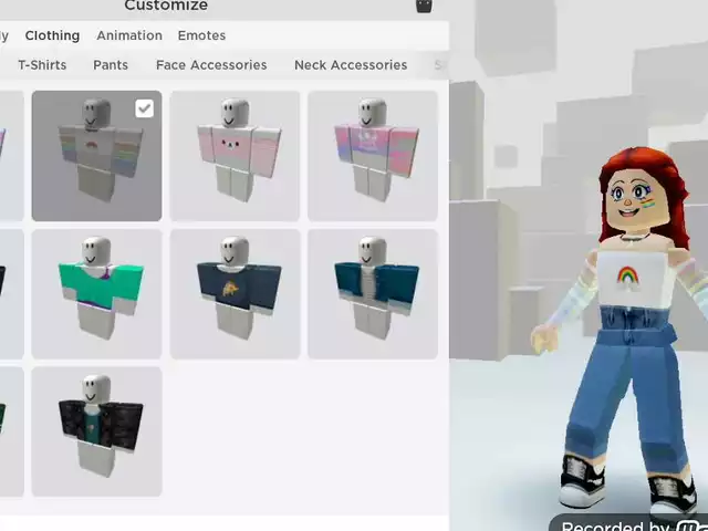 How do I buy clothes on Roblox?